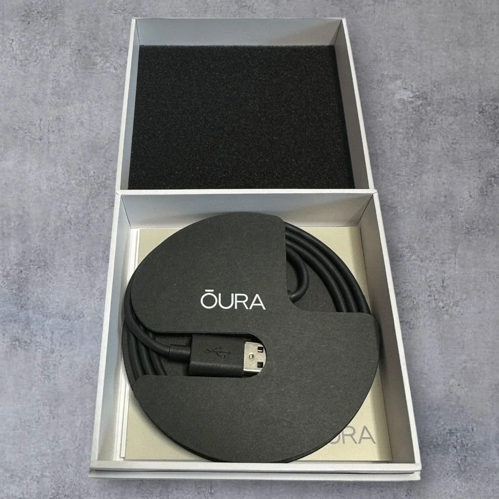Oura Ring Gen3 Heritage Size 11 Black EUC Smart Health Tracker